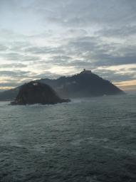Sun setting on isles off San Sebastian/Donostia Sun setting on isles off San Sebastian/Donostia