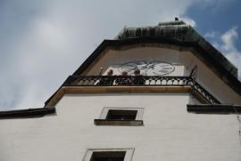 Veronika, Luise, Franz am Michaelsturm Veronika, Luise, Franz am Michaelsturm