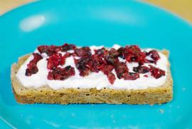 Home made leaven rye bread with soy cream and Xylitol Cranberries Home made leaven rye bread with soy cream and Xylitol Cranberries