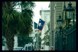 USA Weihnachten 1993/1994/Charleston, SC/South Carolina Flag USA Weihnachten 1993/1994/Charleston, SC/South Carolina Flag